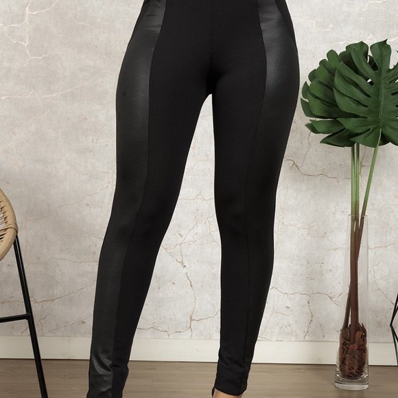 Black Panel Legging - Picture 4 of 4